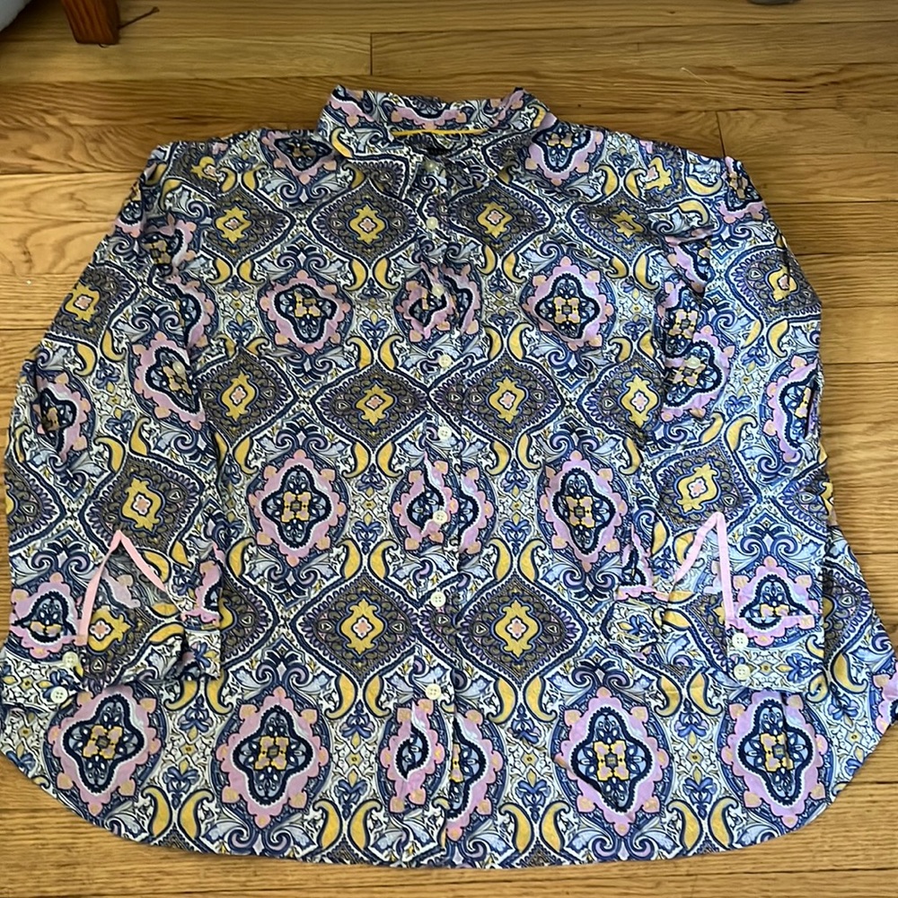 Talbots Patterned Dress shirt